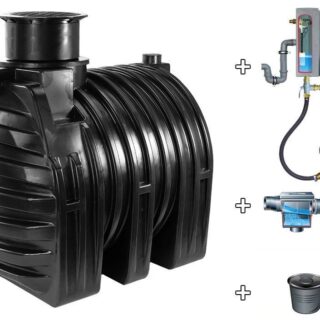 cuve recuperateur eau clever m 4500 l