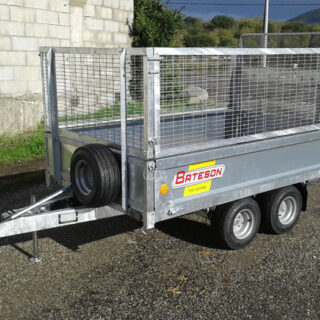 Remorque Bateson Benne 2 Essieux Ptac 750 kg